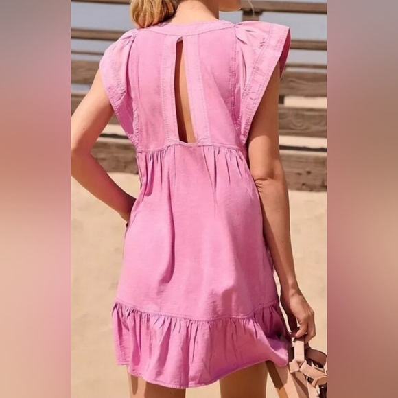 Anthropologie Daily Practice short sleeve mini dress - Picture 2 of 5